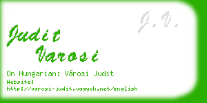 judit varosi business card